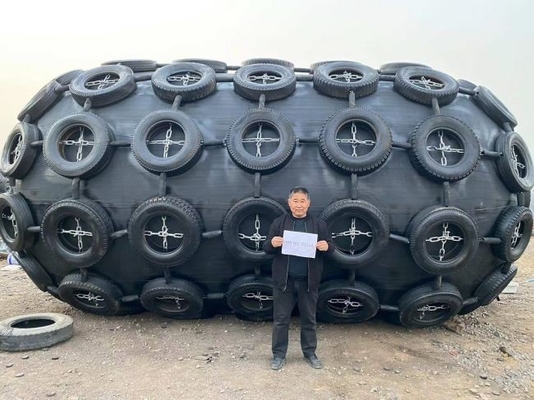 Aricraft Tyres Chain Net Pneumatic Floating Fenders 50kpa 80kpa