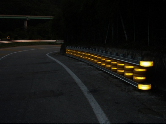 Tipo de rolamento barreira de impacto 4 do cofre forte do tráfego da estrada de EVA Roller Barrier Safety Roller da segurança
