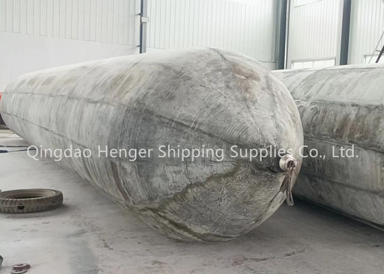 Qualidade Airbag de borracha marinha com 4-12 camadas de resistência, 0,8-3 M de diâmetro e kit de reparação para lançamento de navios fábrica