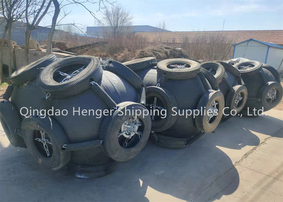 Qualidade Vida útil longa 24 meses Design de pára-choque pneumático de borracha marinha flutuante de 80kpa usando vida útil de 10 anos fábrica