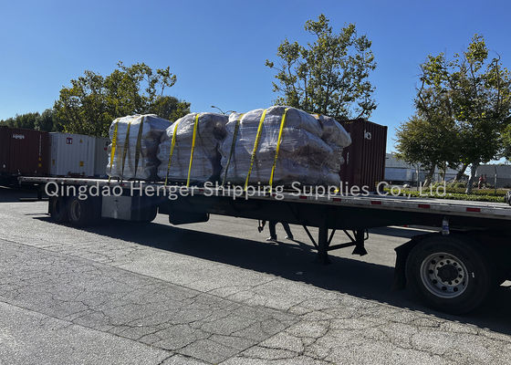 Qualidade Airbag de borracha marinha com pressão de explosão de 0,3 MPa a 0,5 MPa, personalizável até 3 * 26 m, feito de borracha de alta resistência e fibra sintética fábrica