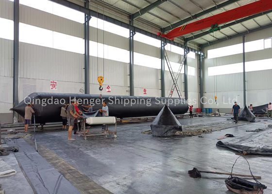 Qualidade Faixa de temperatura -20 a 60 graus centígrados Airbags de lançamento de navios Movendo navios grandes com suporte e proteção fábrica