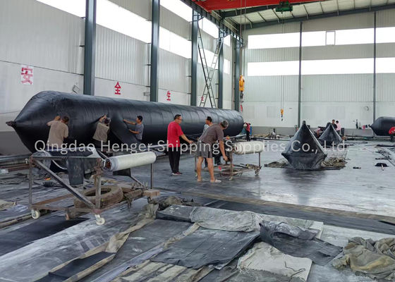 Qualidade Faixa de temperatura -20 a 60 graus centígrados Airbags de lançamento de navios Movendo navios grandes com suporte e proteção fábrica