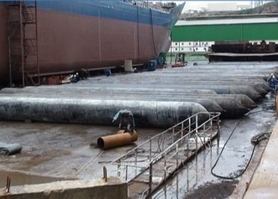 Qualidade transporte marítimo inflável preto lançando airbags de borracha de resgate fábrica