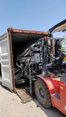 Qualidade para-choques pneumáticos de flutuação 50Kpa de 3300x6500mm Yokohama com rede do pneumático da corrente fábrica