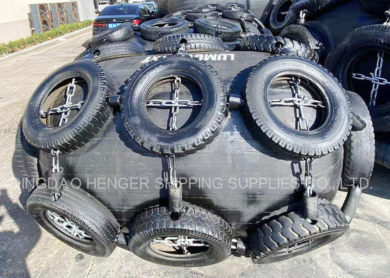 Qualidade 3300x6500mm Fender de borracha pneumática ISO17357 Certificado 80Kpa fábrica