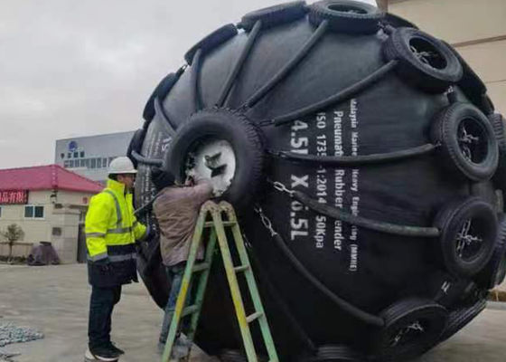 Qualidade Certificado SGS 50Kpa 80Kpa Fender pneumático de borracha tipo Yokohama fábrica