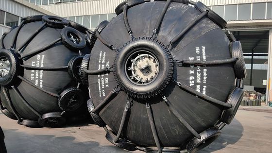 Qualidade Certificado BV Yokohama Tipo STS STD Fender de borracha pneumática com rede de pneus fábrica