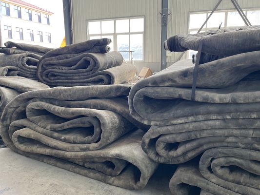 Qualidade Airbag de lançamento de embarcações marinhas com material interno de borracha de nylon comprimento 5m-24m fábrica