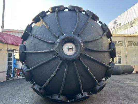 Qualidade Diâmetro de 0,5 m a 4,5 m Fender de borracha pneumática Preto Design original Direto Durável fábrica