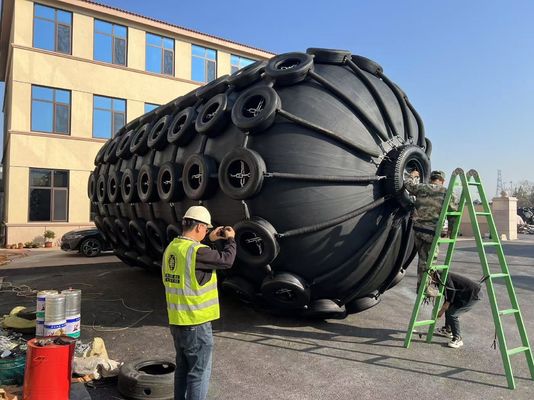 Qualidade Protecção da Margem de Lado Fenders Pneumáticos para Navios, Diâmetro 0,5m-4,5m fábrica