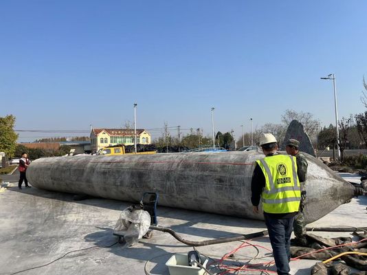 Qualidade resistência Borracha e fibra sintética Airbag de borracha marinha Excelente Pressão de explosão 0,3 MPa a 0,5 MPa Ideal para aplicações marítimas fábrica