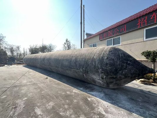 Qualidade Resistência Borracha e Fibra Sintética Airbag de Borracha Marinha Inflado Usando Ar Comprimido Ideal Para Aplicações de Elevação e Lançamento Marítimo fábrica