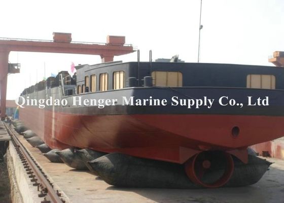 Qualidade Rolos de levantamento pesados infláveis Marine Rubber Airbags Ship Launching 1.5m x 9m 8 camadas fábrica