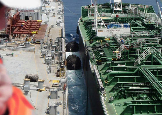 Qualidade 50 cor de borracha marinha inflável do preto do para-choque de Kpa 80 Kpa para o porto e a doca fábrica