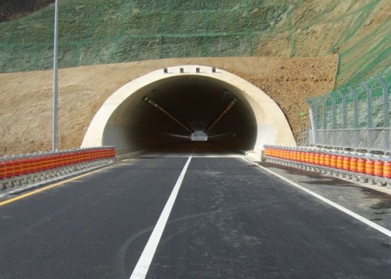 Qualidade Barreira de segurança do rolo da segurança da cor vermelha, barreira da estrada do rolo da entrada do túnel fábrica