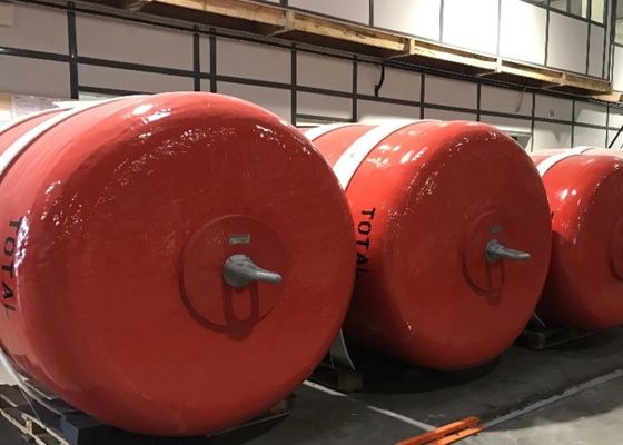 Qualidade Boia vermelhas e amarelas do pendente da âncora grandes de amarração com os ganchos da boia da liberação rápida fábrica