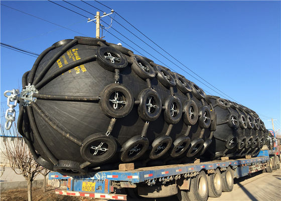 Qualidade Pressão 0.05MPa/0.08MPa interna inicial da explosão do para-choque de borracha marinho do pneumático do avião anti fábrica