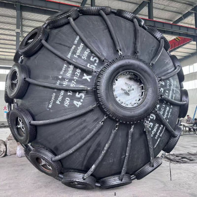 Qualidade Pressão interna inicial 80kpa Tipo de rede de fendre marinha Ideal para sistemas de absorção de impacto de navios marinhos e sistemas de segurança de doca fábrica