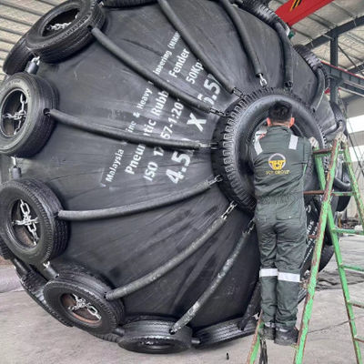 Qualidade Defensas Pneumáticas de Borracha 50Kpa / 80Kpa Tipo Yokohama fábrica