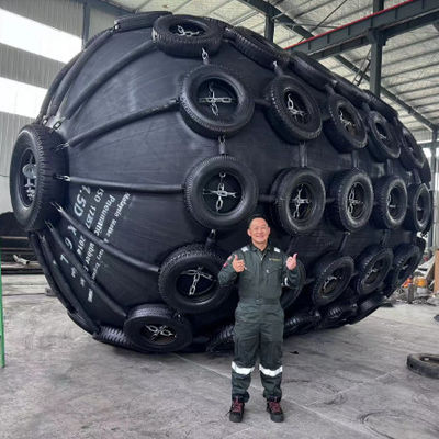 Qualidade Defensas Pneumáticas de Borracha 50Kpa / 80Kpa Tipo Yokohama fábrica