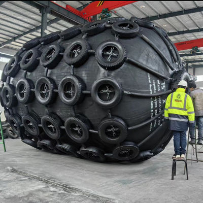 Qualidade 0.5*1m-4.8*12m Fender de borracha pneumática para offshore fábrica