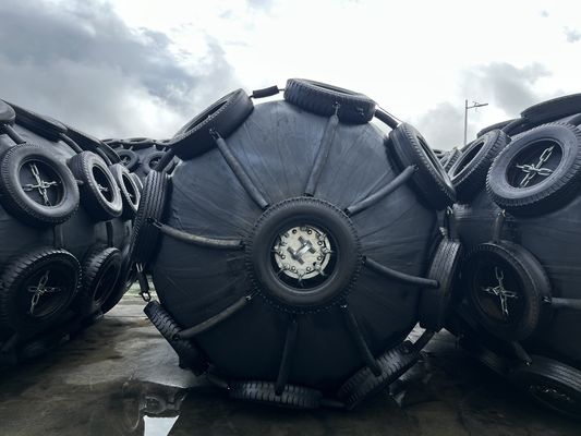 Qualidade Método de Instalação de Corrente e Corda PP para Defensas Pneumáticas de Borracha 50Kpa Alta Durabilidade fábrica