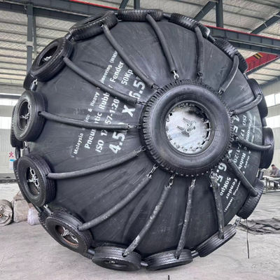 Qualidade Defensas Pneumáticas de Borracha Anticorrosivas para Ambientes de Água Salgada fábrica