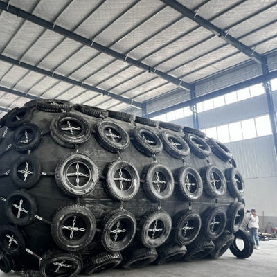 Qualidade Defensas Pneumáticas de Borracha Anticorrosivas para Ambientes de Água Salgada fábrica