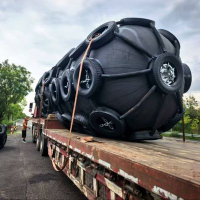 Qualidade Fender de borracha pneumática certificado ISO17357 Protecção marítima fábrica