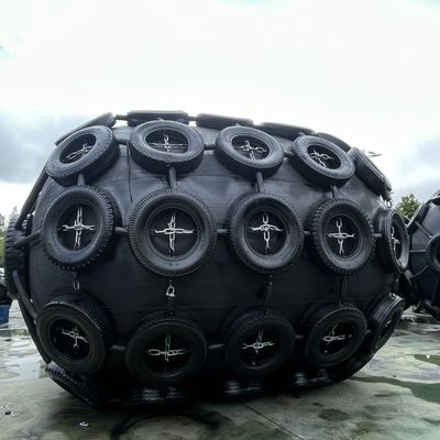 Qualidade ISO17357 Fender de borracha pneumática para protecção de navios marítimos fábrica