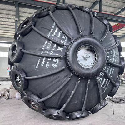 Qualidade Pressão interna inicial 80kpa Tipo de rede de fendre marinha Ideal para sistemas de absorção de impacto de navios marinhos e sistemas de segurança de doca fábrica