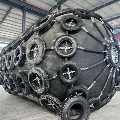 Qualidade Pressão interna inicial 80kpa Tipo de rede de fendre marinha Ideal para sistemas de absorção de impacto de navios marinhos e sistemas de segurança de doca fábrica