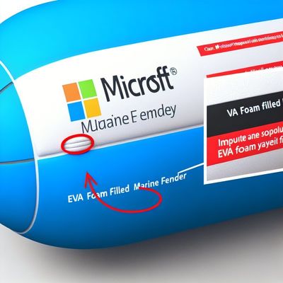 Qualidade EVA espuma preenchido fender marinho para segurança portuária e offshore fábrica