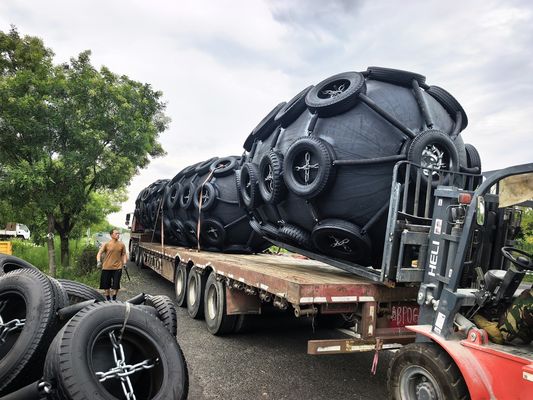 Qualidade Fender de borracha pneumática com certificação BV para atracação naval fábrica