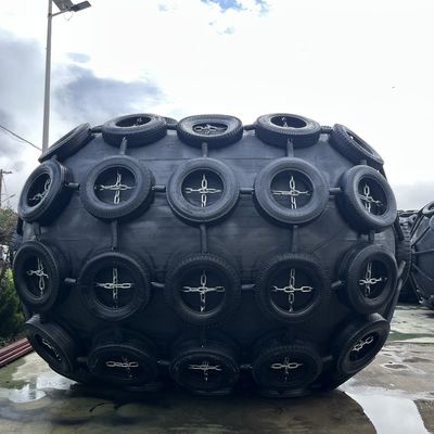 Qualidade Rede de Pneus para Correntes 50Kpa 80Kpa Defensas de Borracha Ideal para Transporte Comercial e Instalações de Doca Oferecendo Amortecimento de Impacto fábrica