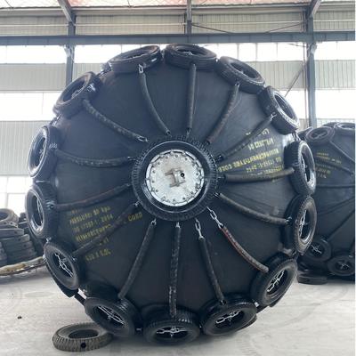 Qualidade Defensas Pneumáticas de Borracha Personalizadas  Padrão ISO17357  Diâmetro de 0,3-4,8 M Disponível fábrica