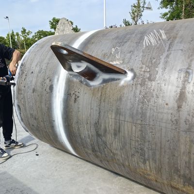 Qualidade Bóia de Amarração Flutuante de Aço de Grande Diâmetro para Aplicações Marítimas Offshore fábrica