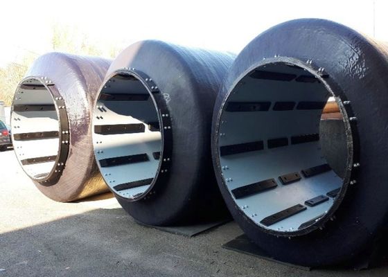 Qualidade Poliuretano 1110KN EVA Foam Filled Marine Fender de 4000MM fábrica