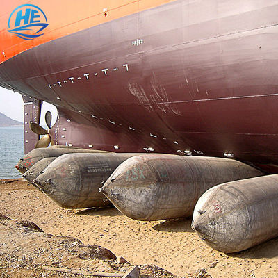 Qualidade Diâmetro 0.5m-4.5m Marine Salvage Airbag For Launching a bolsa a ar da doca seca do navio fábrica
