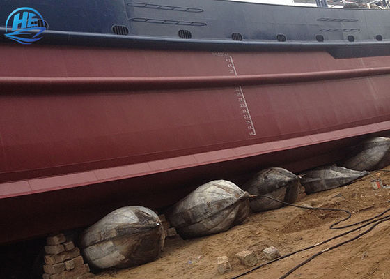 Qualidade Diâmetro 0.5m-4.5m Marine Salvage Airbag For Launching a bolsa a ar da doca seca do navio fábrica