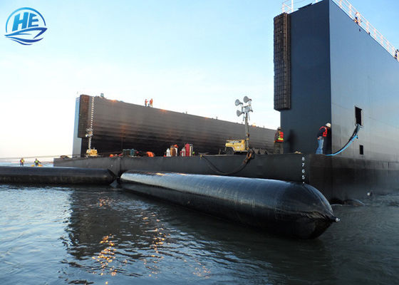 Qualidade Diâmetro 0.5m-4.5m Marine Salvage Airbag For Launching a bolsa a ar da doca seca do navio fábrica