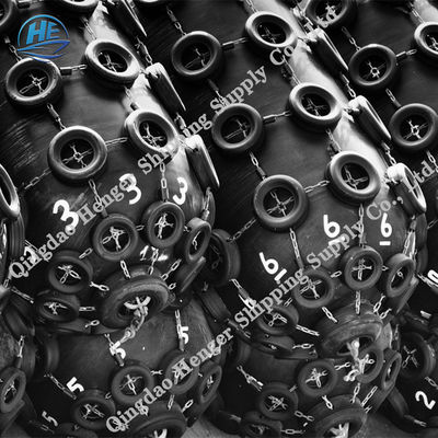 Qualidade Marine Fender Durable pneumática de borracha natural 0.05MPa e 0.08MPa para Pier And Vessels fábrica