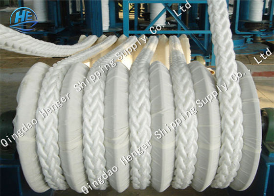 Qualidade Corda trançada marinha 60MM da amarração da corda UHMWPE da amarração da absorção de maré baixa fábrica
