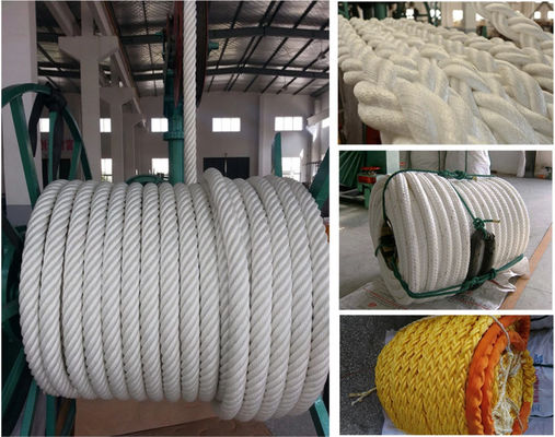 Qualidade Poliéster de amarração de grande resistência Marine Rope Water Absorbing fábrica