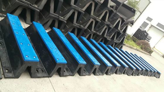 Qualidade H200 * L800 tipo de borracha marinho para-choque do para-choque V para o navio 2 anos de garantia fábrica