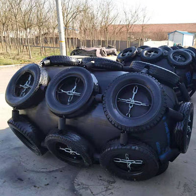 Qualidade Polyourethane espuma 50Kpa Marine Fender For Fishing Ship pneumática fábrica