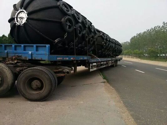 Qualidade Marine Fender Pneumatic Type Fenders inflável de flutuação de borracha natural Yokohama fábrica