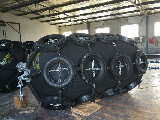 Qualidade 50Kpa BV Certicifate que entra Marine Pneumatic Rubber Fender fábrica