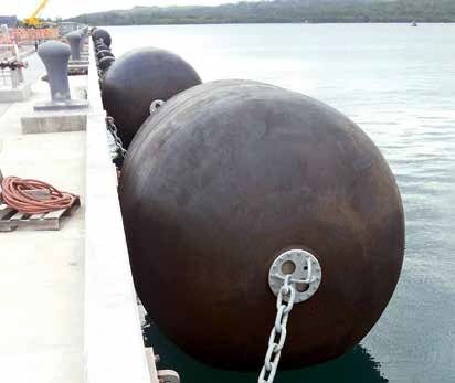 Qualidade Para-choque de borracha pneumático líquido da corrente de pneu do para-choque 50Kpa 80Kpa de Yokohama fábrica